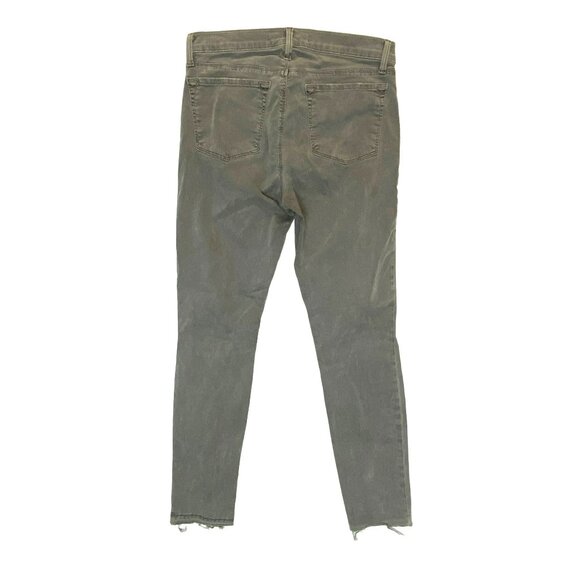 J Brand Jeans Size 28 x 28 Skinny Leg Silver Fox Gray Womens Distressed - Picture 9 of 9